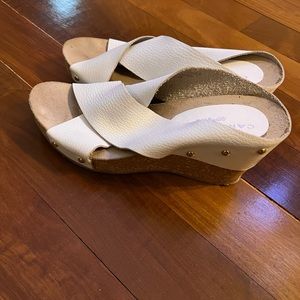 White sandels.   Make an offer